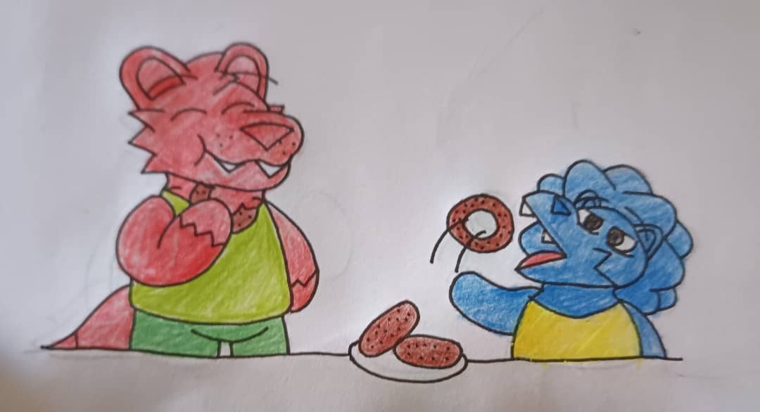 Click to change the View Eaten donuts