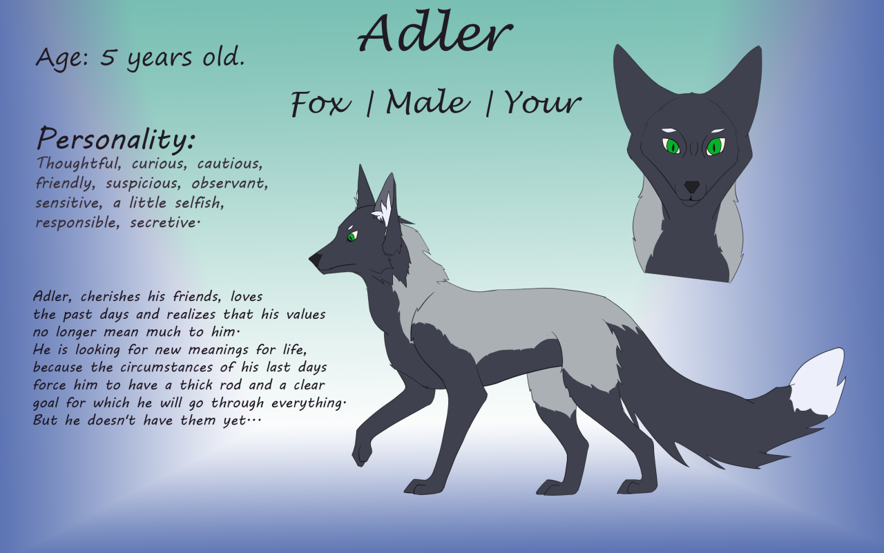 Click to change the View Adler's main character sheet.
