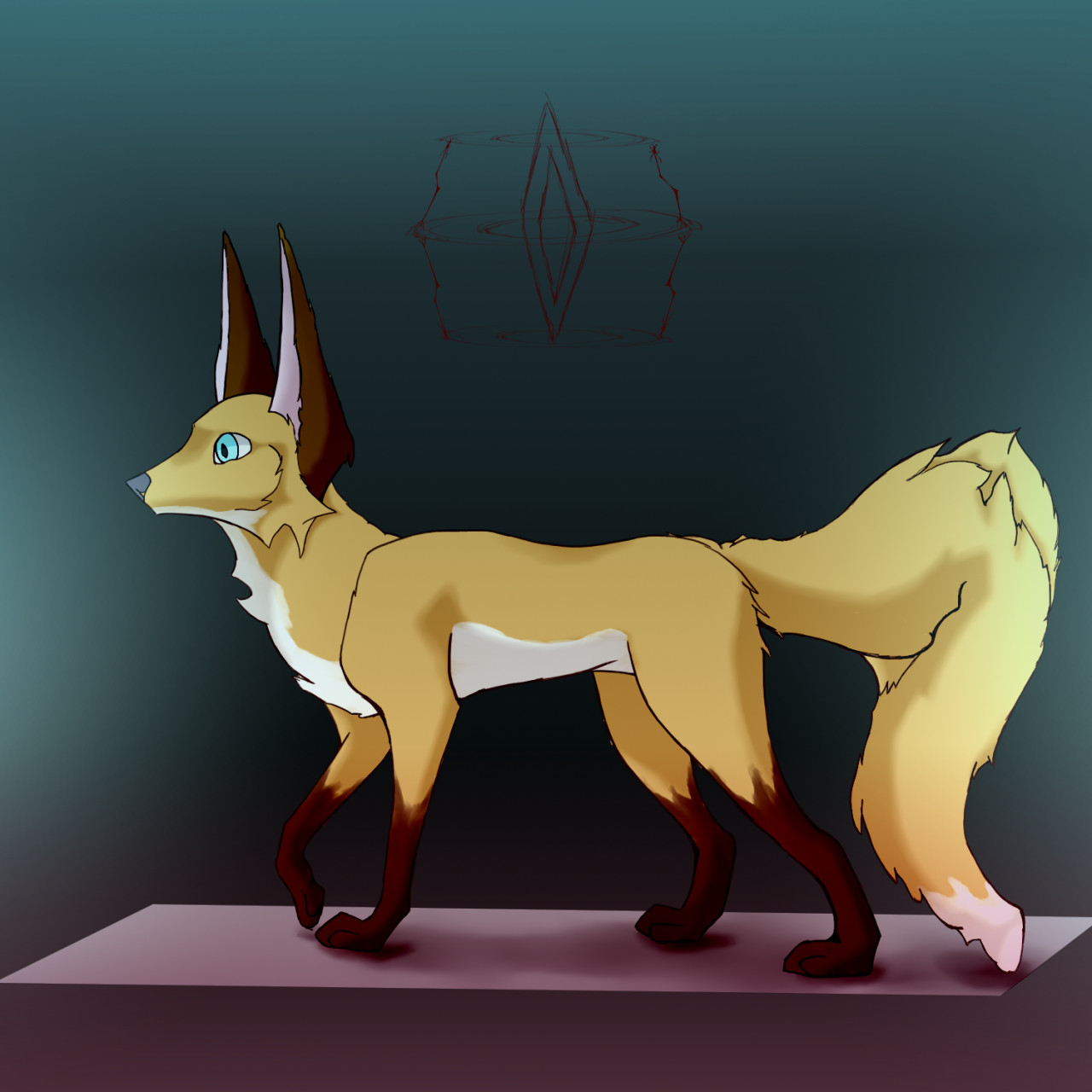 Click to change the View Little fox.