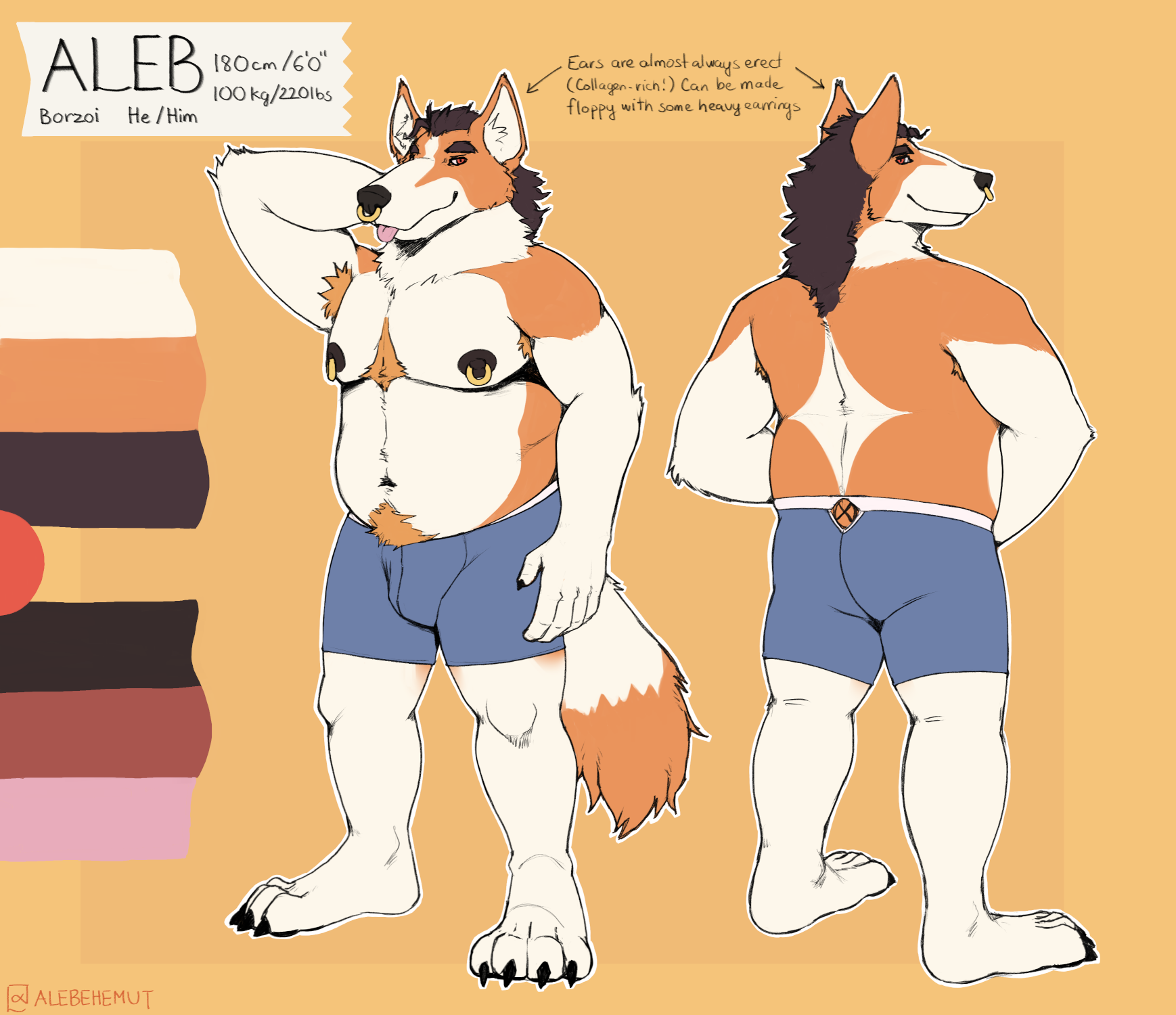 Aleb - Ref Sheet (SFW)