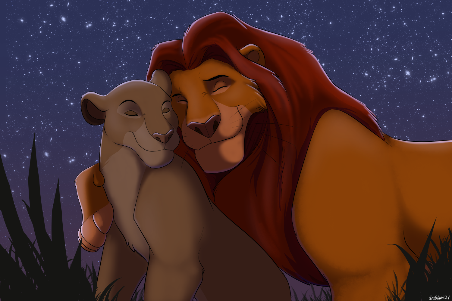 Mufasa and Sarabi