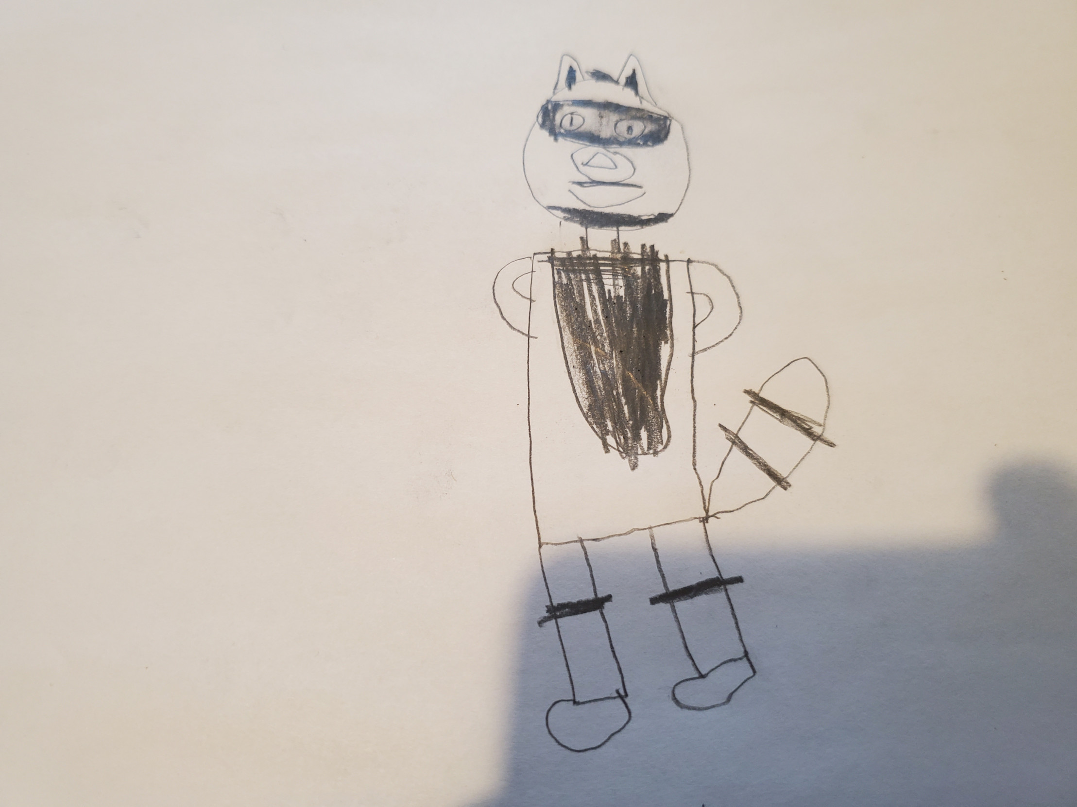 Click to change the View Raccoon character