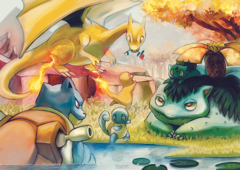 Pokemon 20th Anniversary! Starters