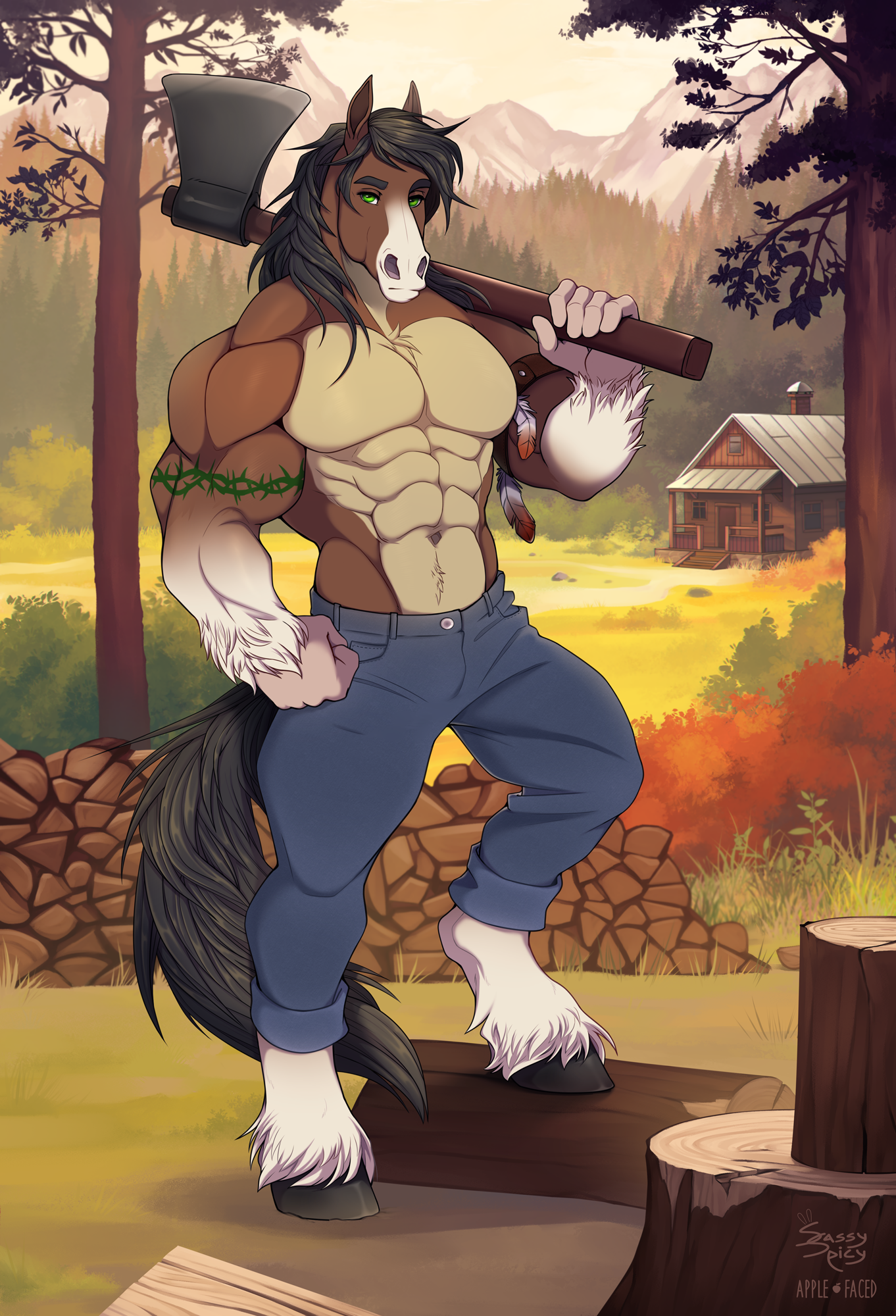 Woodcutter (Collab YCH)