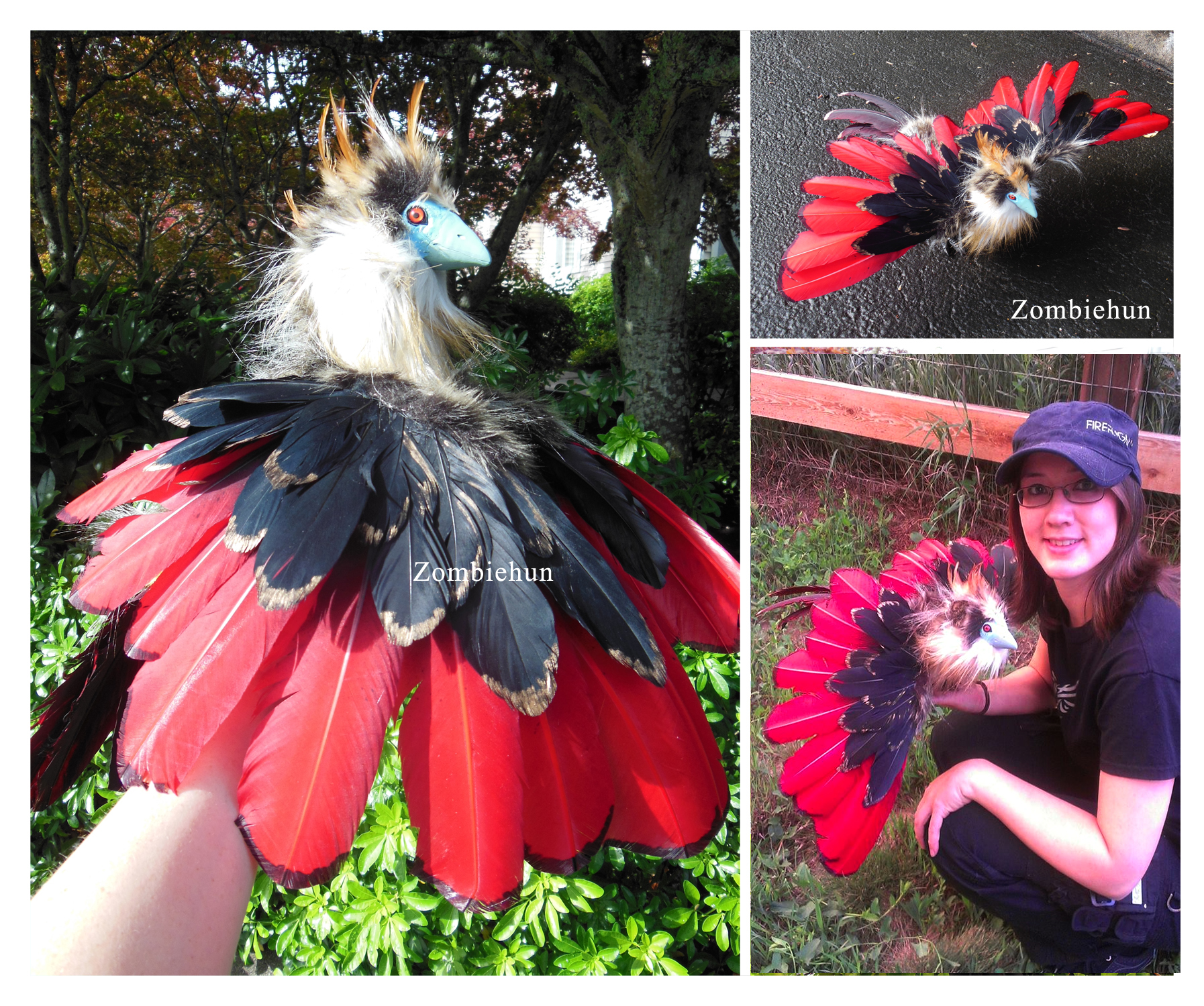 Click to change the View 5/5 Hoatzin art doll by Zombiehun