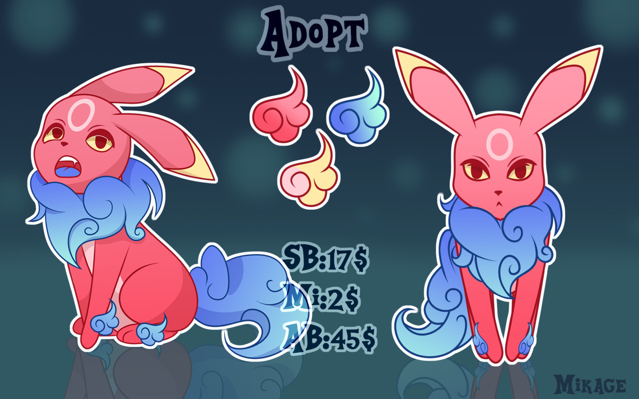 ADOPT POKEMON EEVEE ( CLOSED)