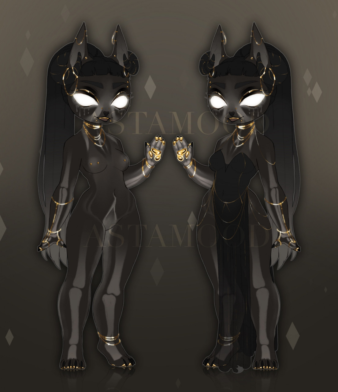 Anubis goddess adopt AUCTION [OPEN]