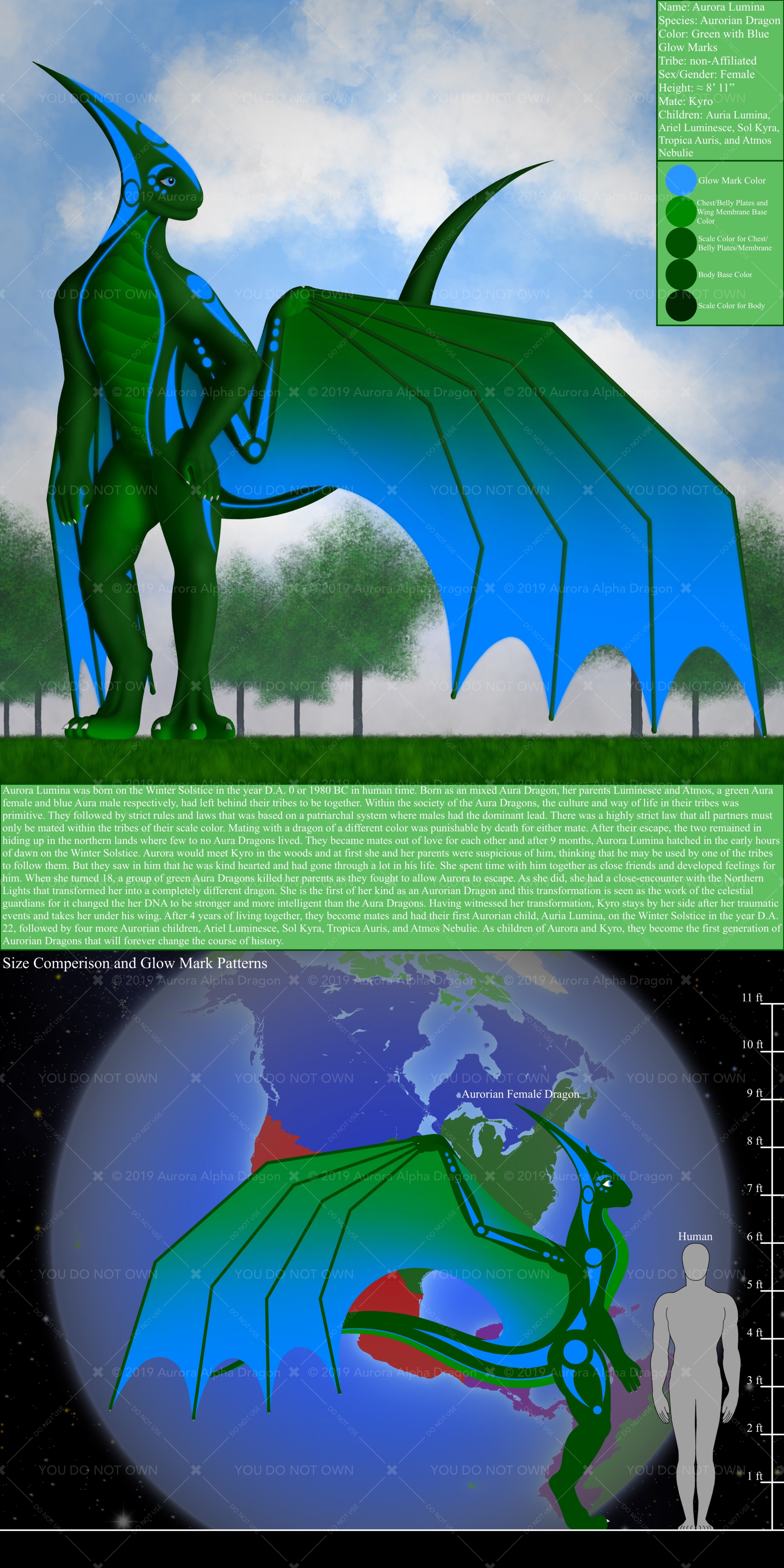 Aurora Lumina Reference Sheet