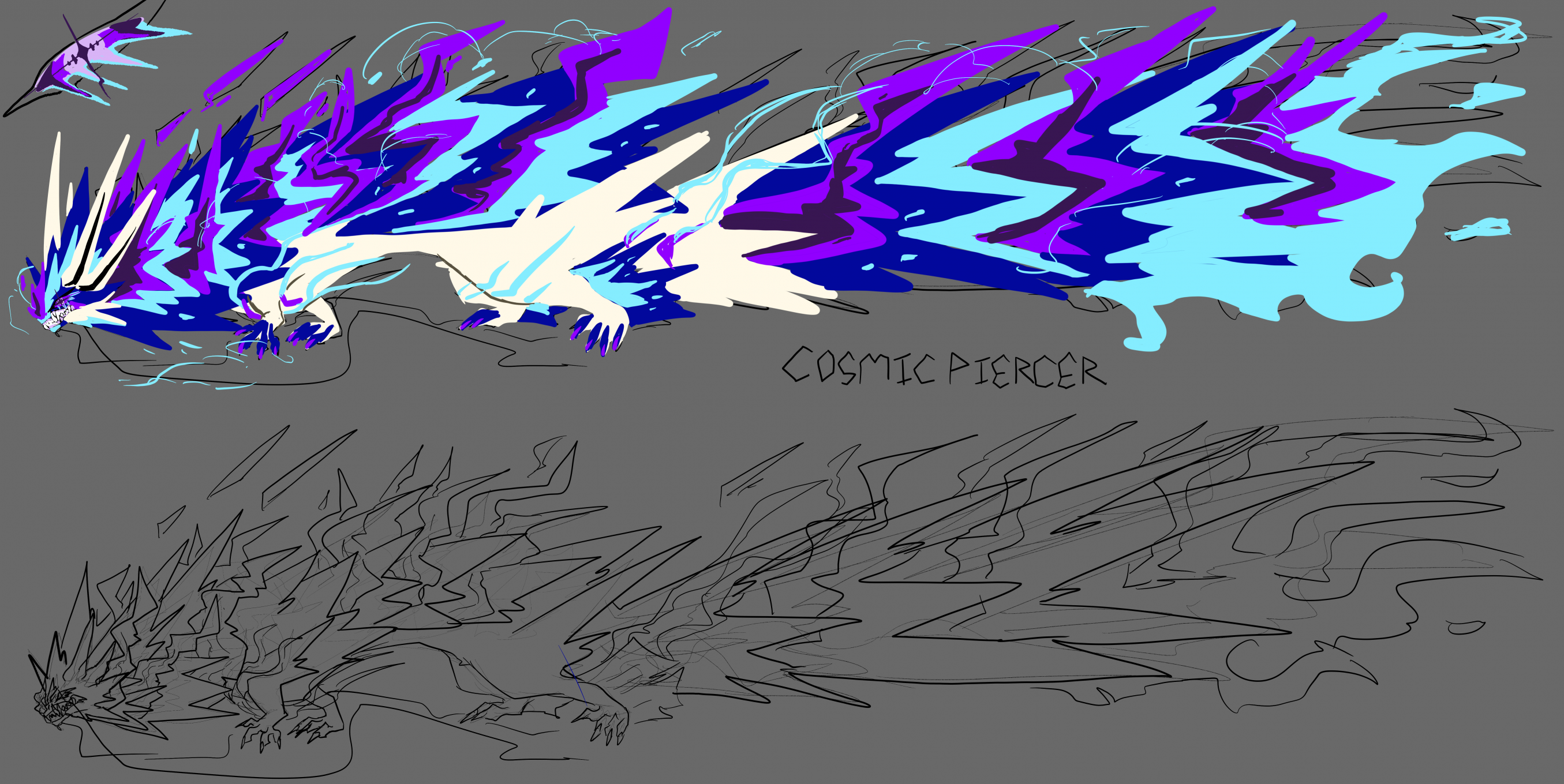 Cosmic piercer - azorukons final form