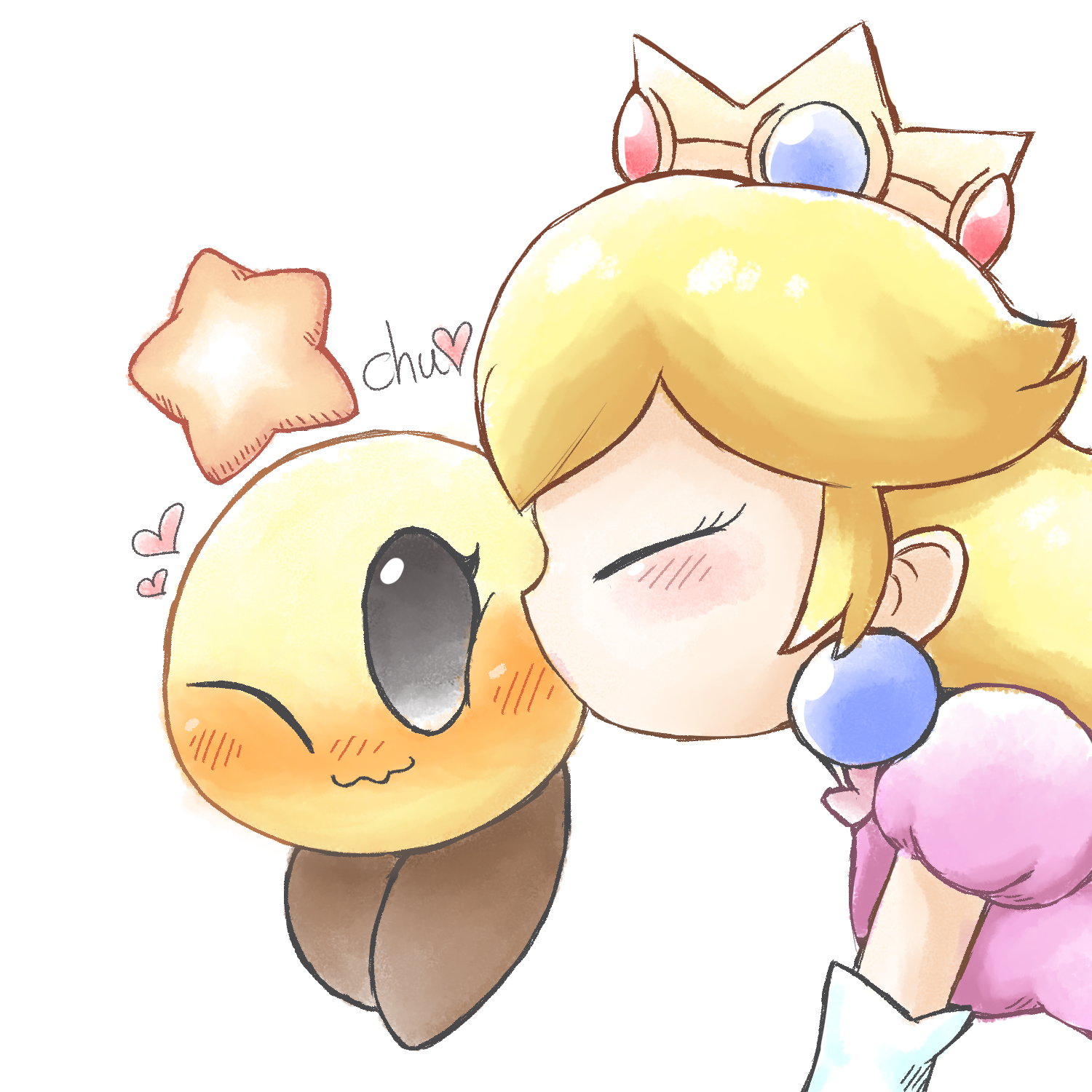 A Peachy Smooch~