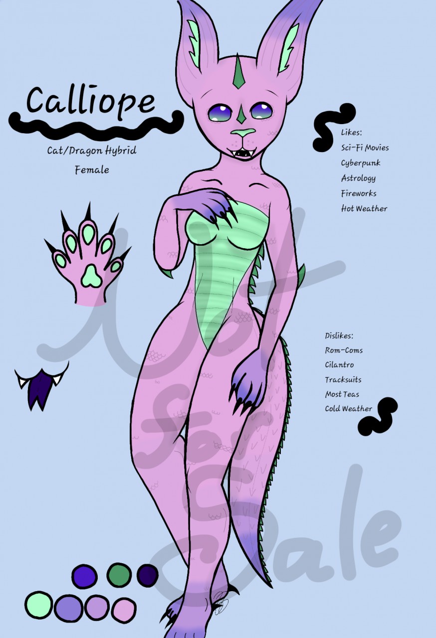 Calliope, a Cat/Dragon Hybrid