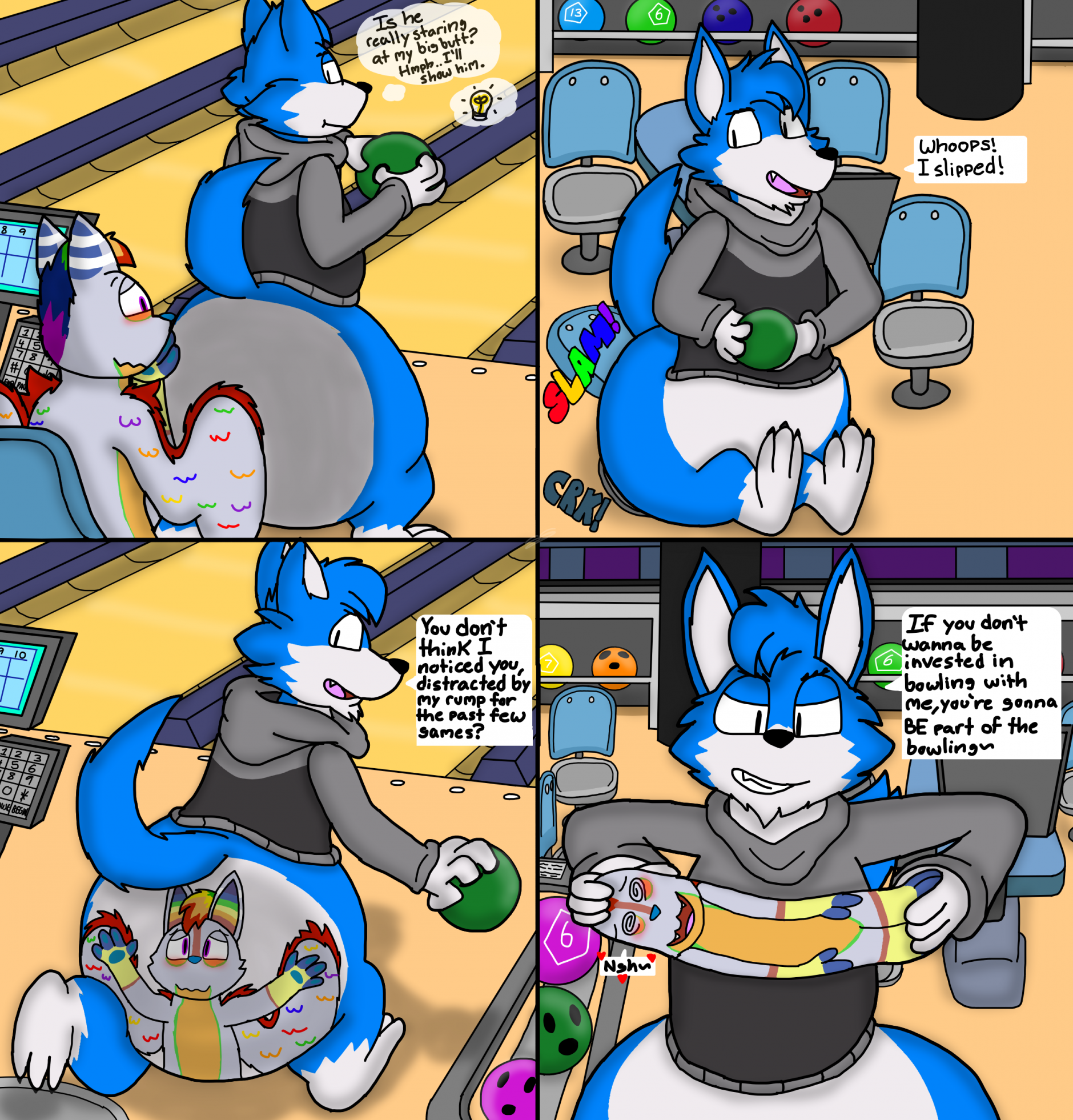 Click to change the View Voodooblue bowling with Rainbow ben Part 1