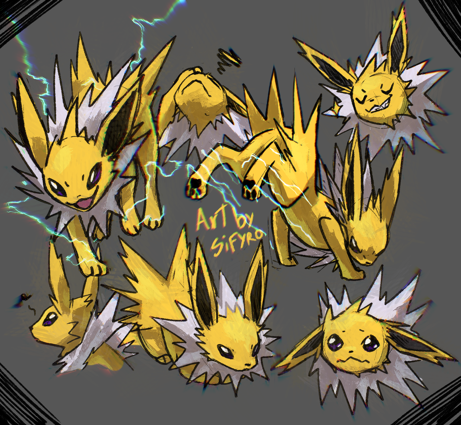 jolteon doodles