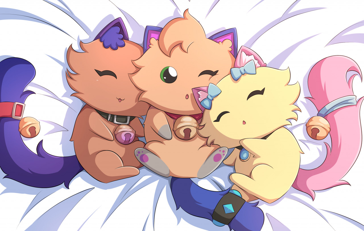 Click to change the View The Multi-Floofs! By AljuneArt
