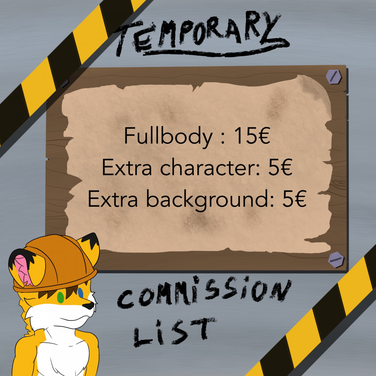 [Temporary] Commission list