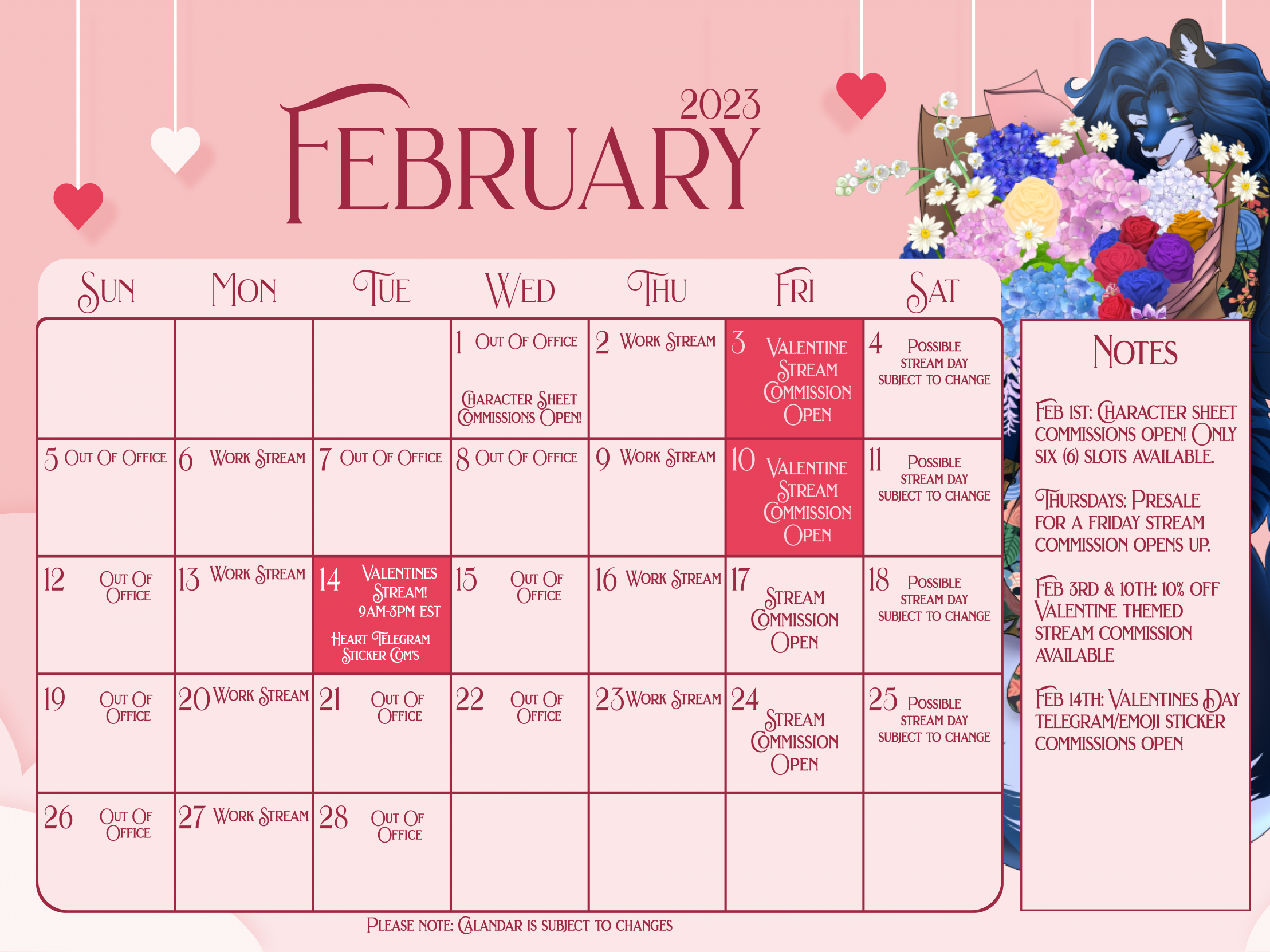 February 2023 Calendar