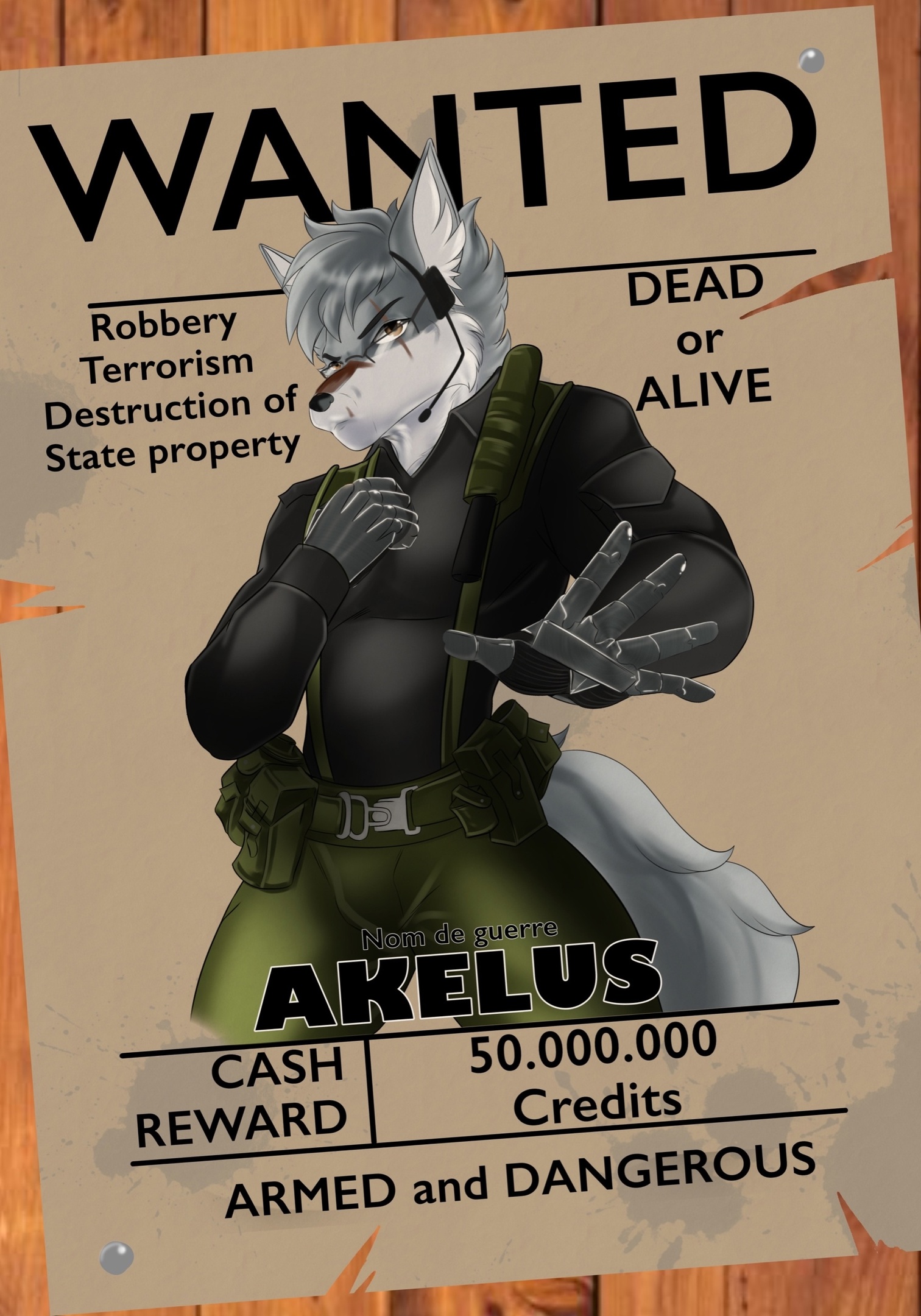 [YCH] WANTED - AKELUS