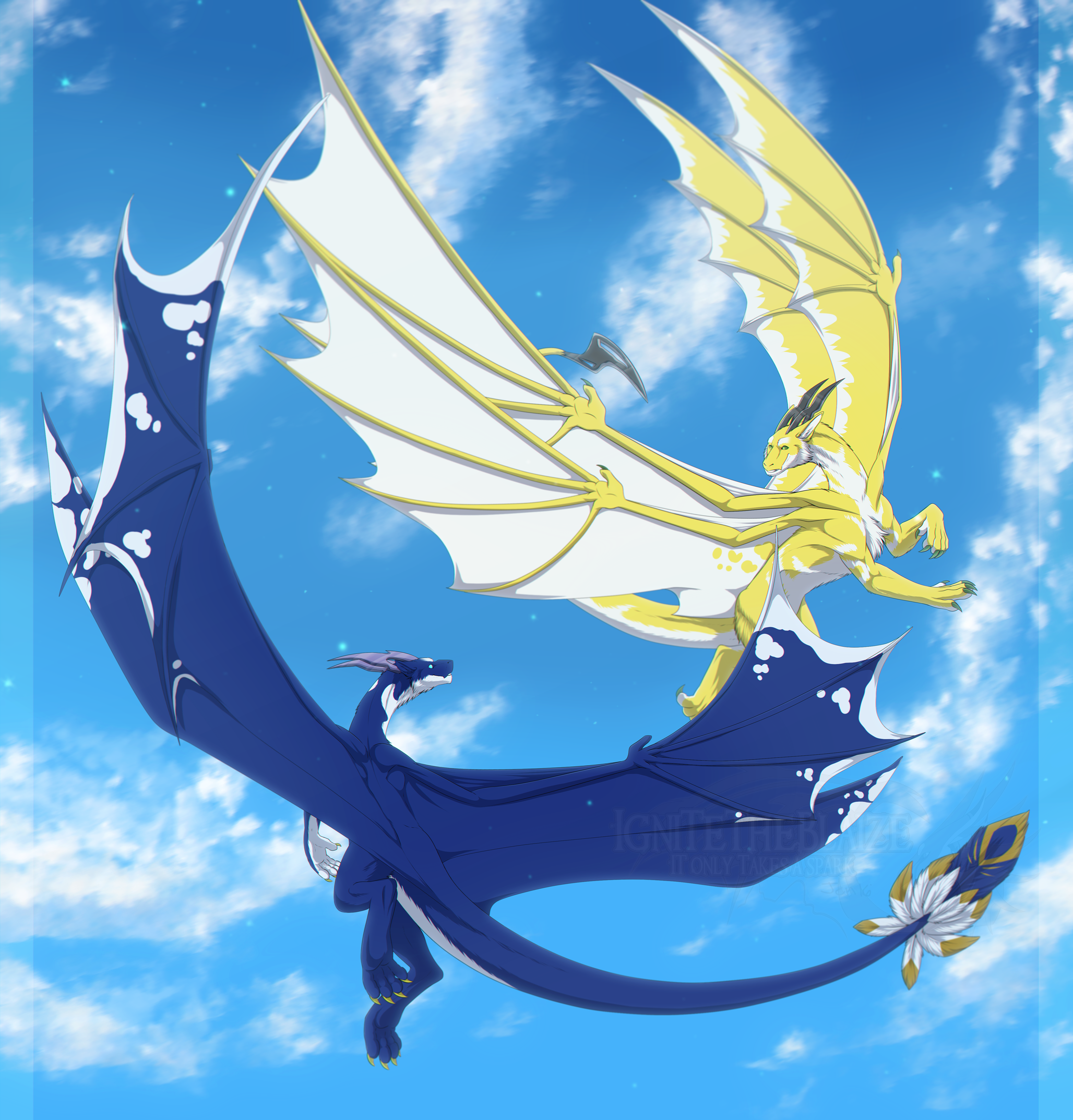 Click to change the View Flying together !