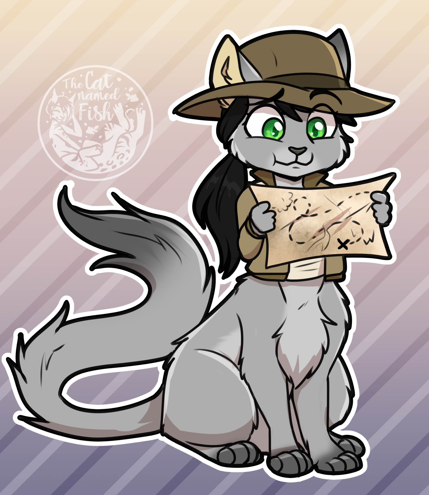 Chibi Greymist by theCatNamedFish