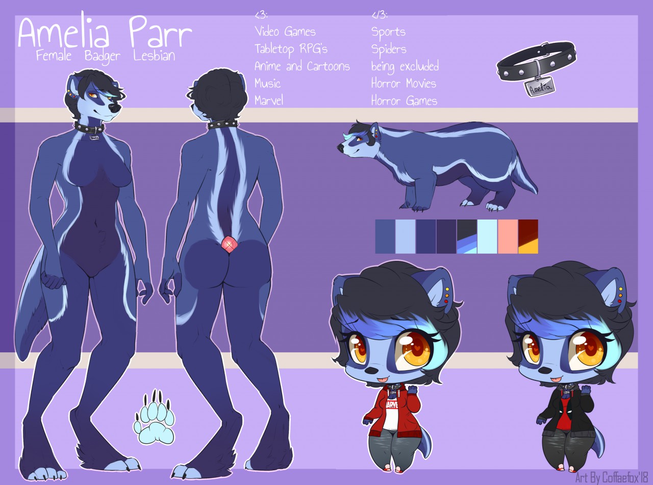 Amelia Parr reference sheet