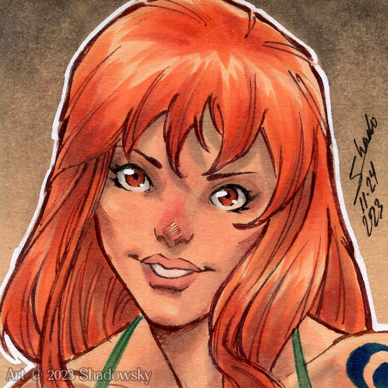 One Piece Nami Postit