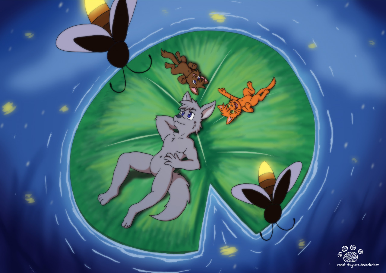 Click to change the View Commission: Calex - Watching the fireflies
