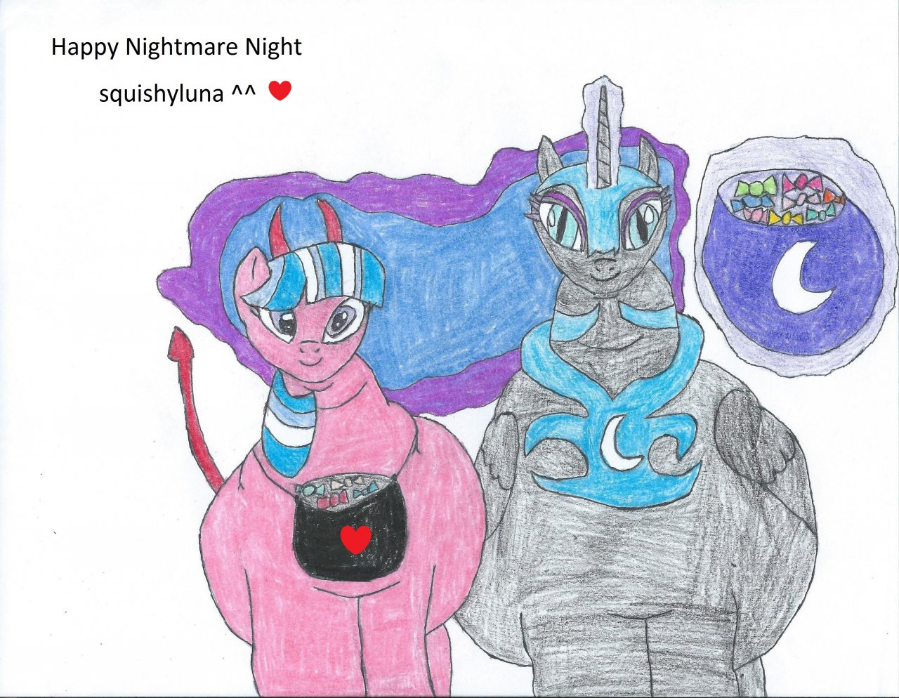 Happy Nightmare Night To Squishyluna and to Everypony ^^