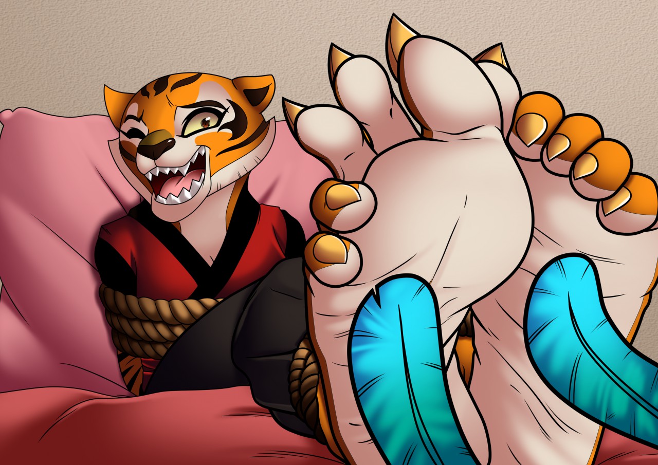 Tickle big feet