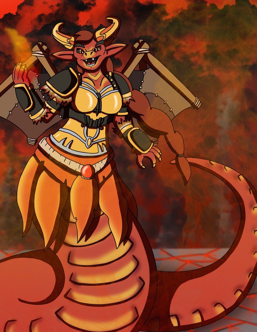 Fire naga