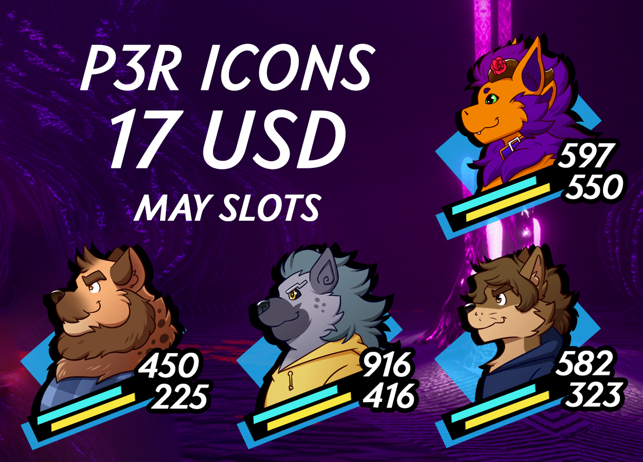 P3R Icons comissions may slots OPEN!