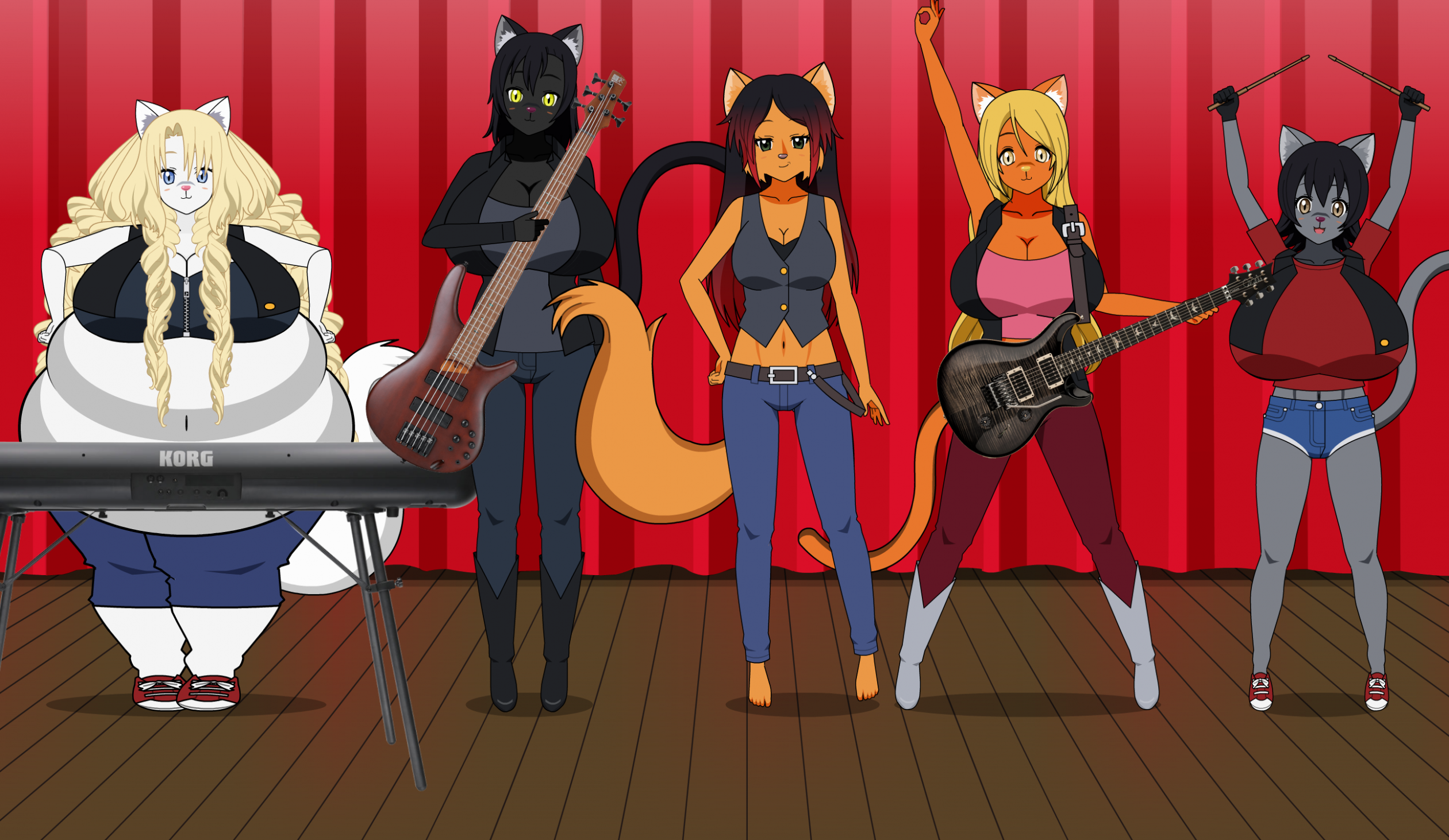 The Heavy Metal Pussycats (H.M.P.)