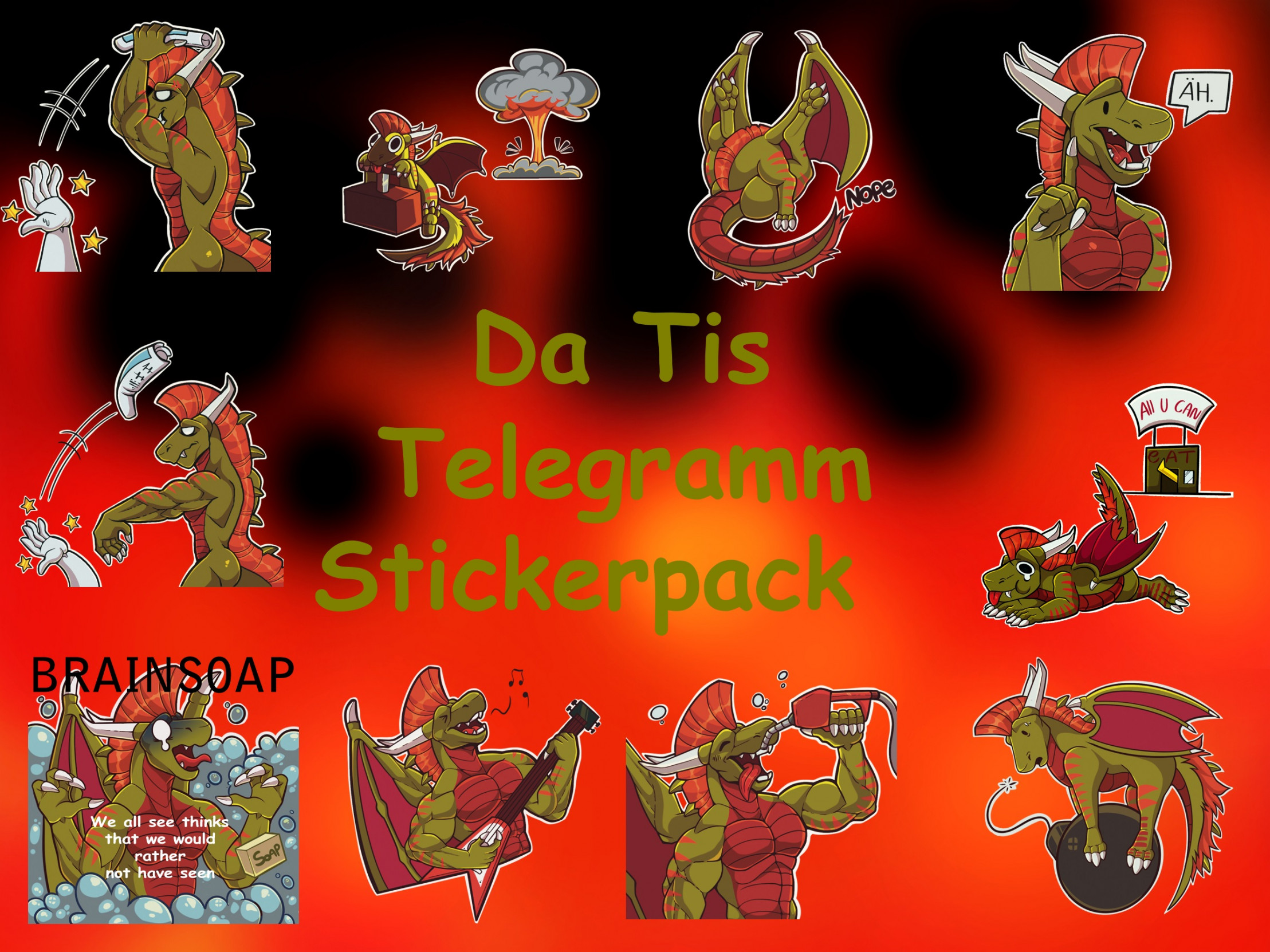 Da Tis MeeBee Stickerpack #1