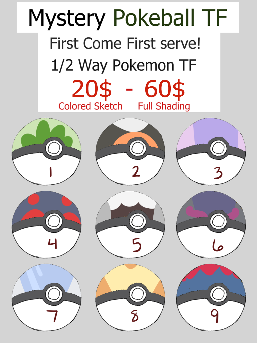 Mystery Pokeballs! TF Sale!