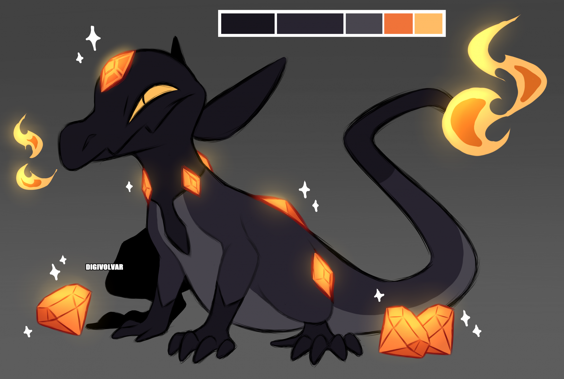 Salandit x Sableye 2 Adopt (sold)