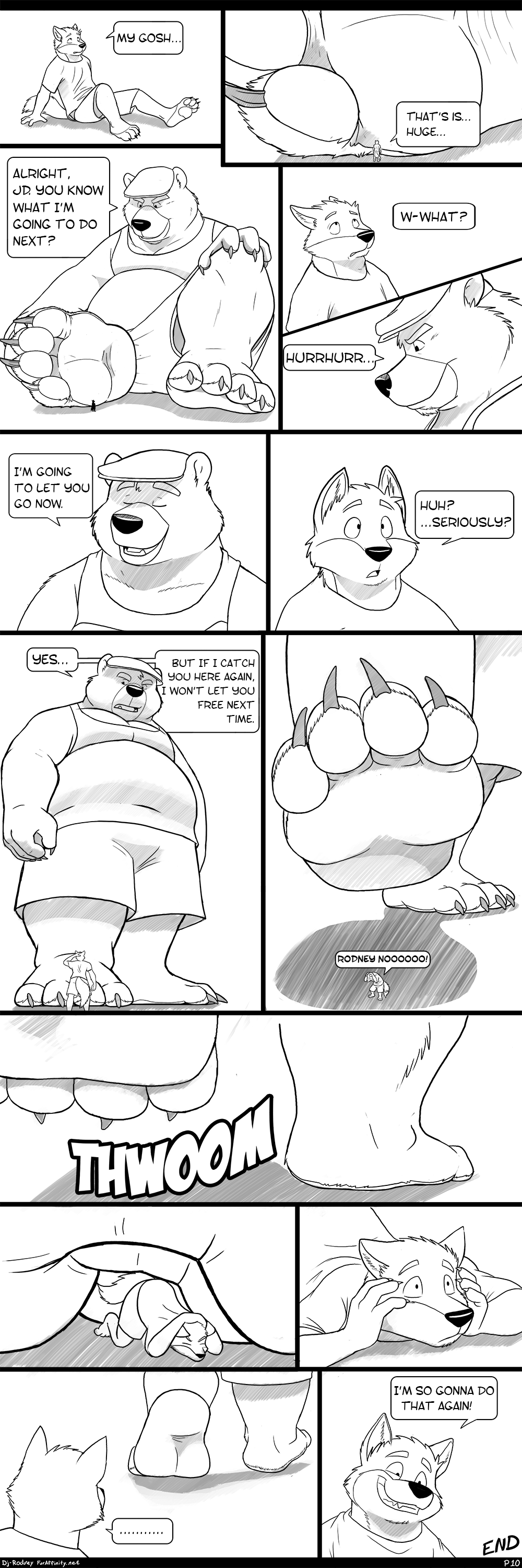 Click to change the View Between a toe and a hard place p10