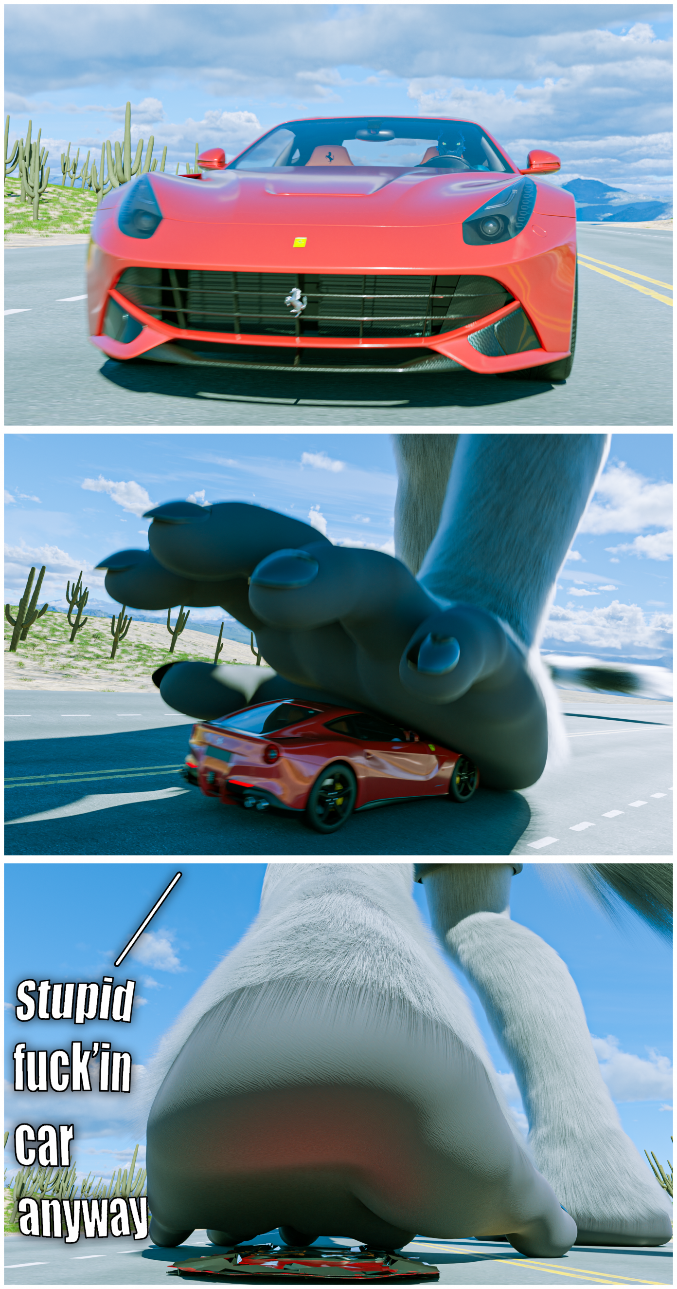 Ferrari Punishment (Barefoot Alt.)