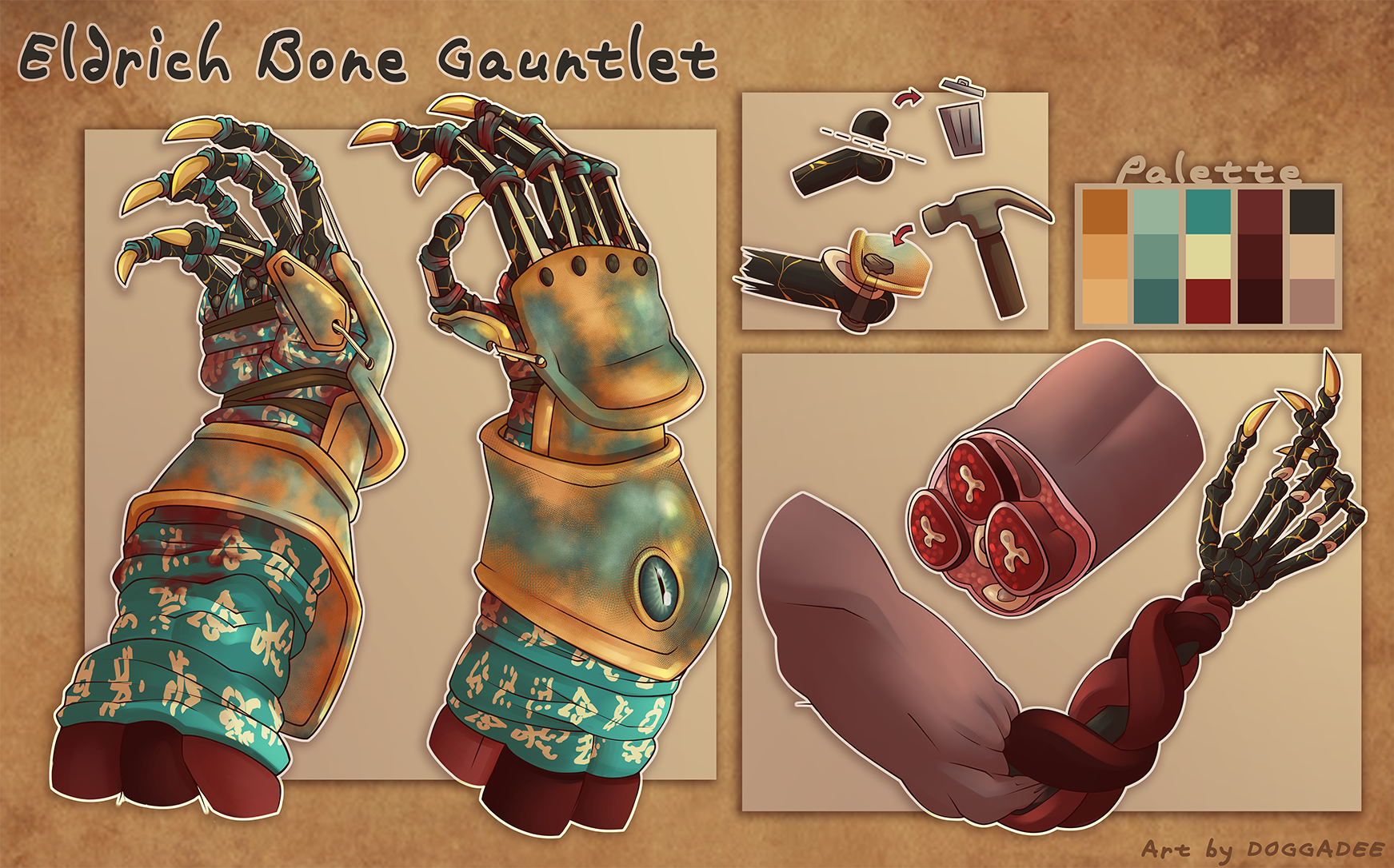 C - Eldrich Bone Gauntlet