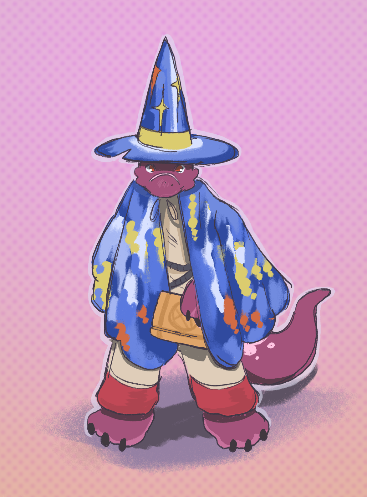 A small (or far away) wizard approaches