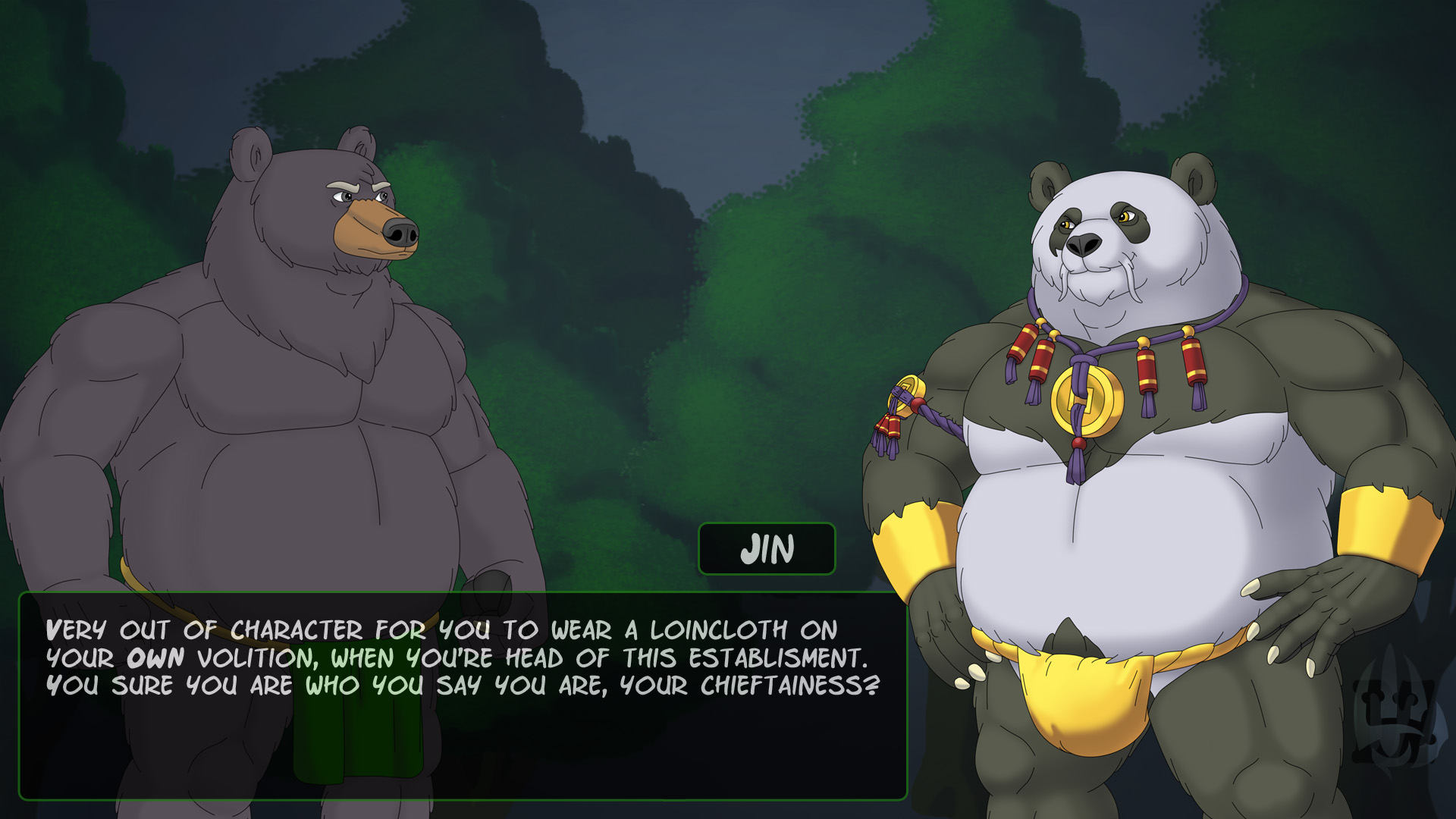 Click to change the View Lanue and Jin Dialogue (For a Game Planned)