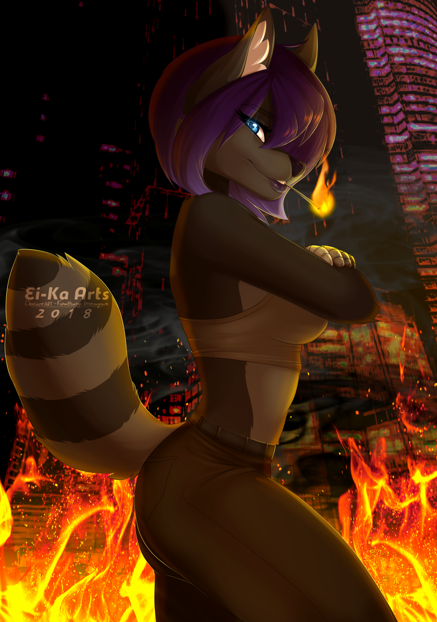 [YCH] Playin' with fire