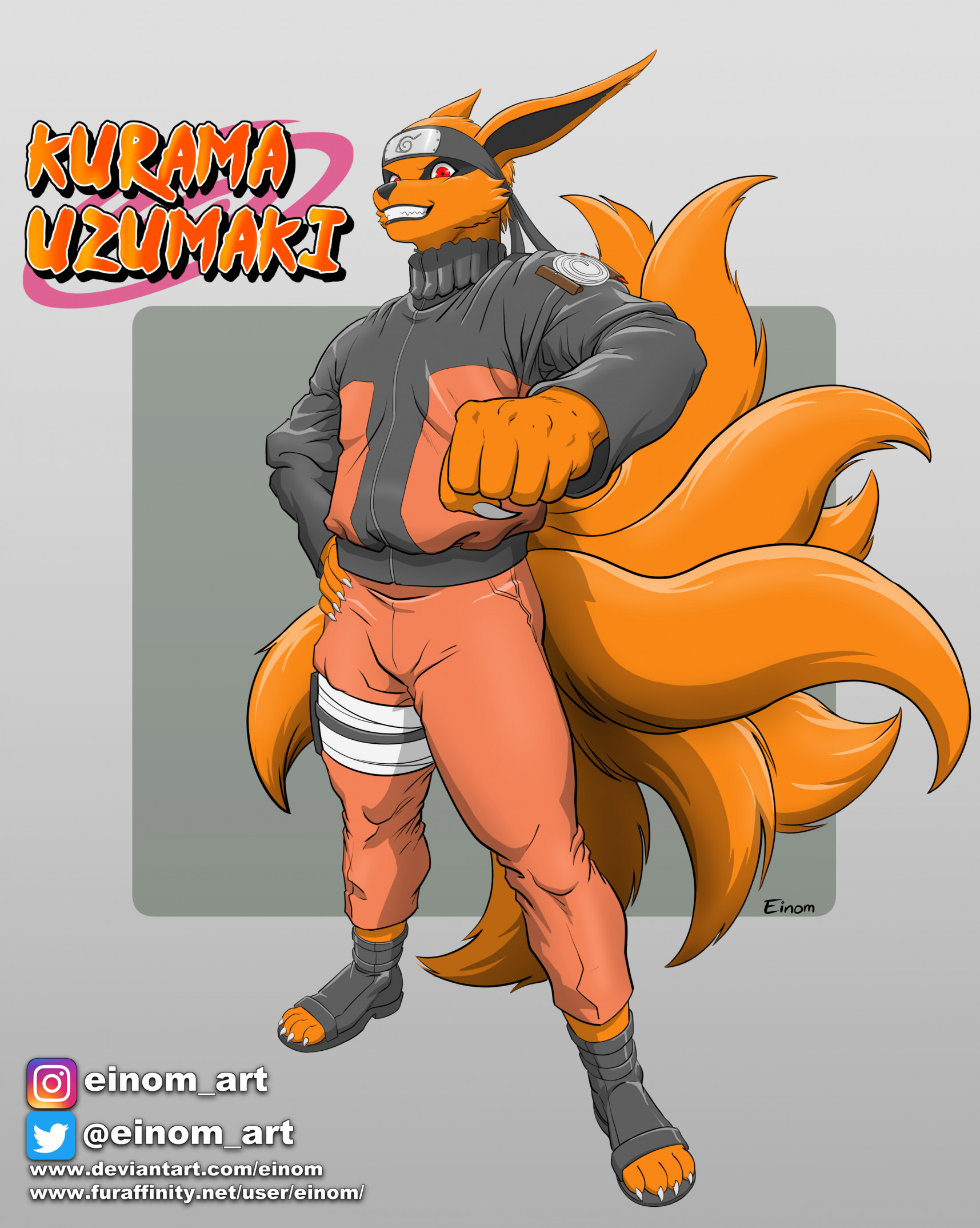 Commission Kurama Uzumaki