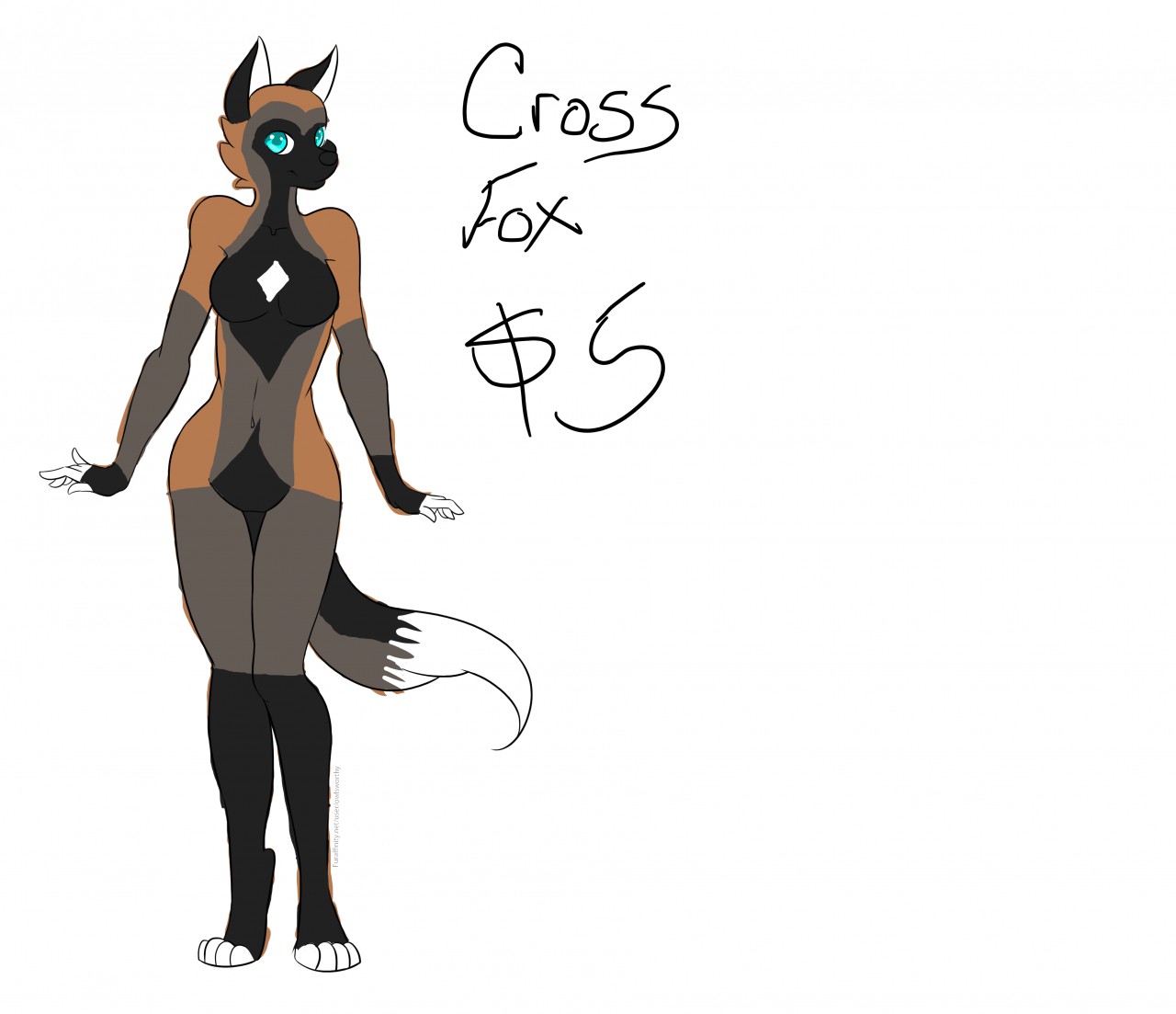 $5 Cross Fox Adopt SOLD