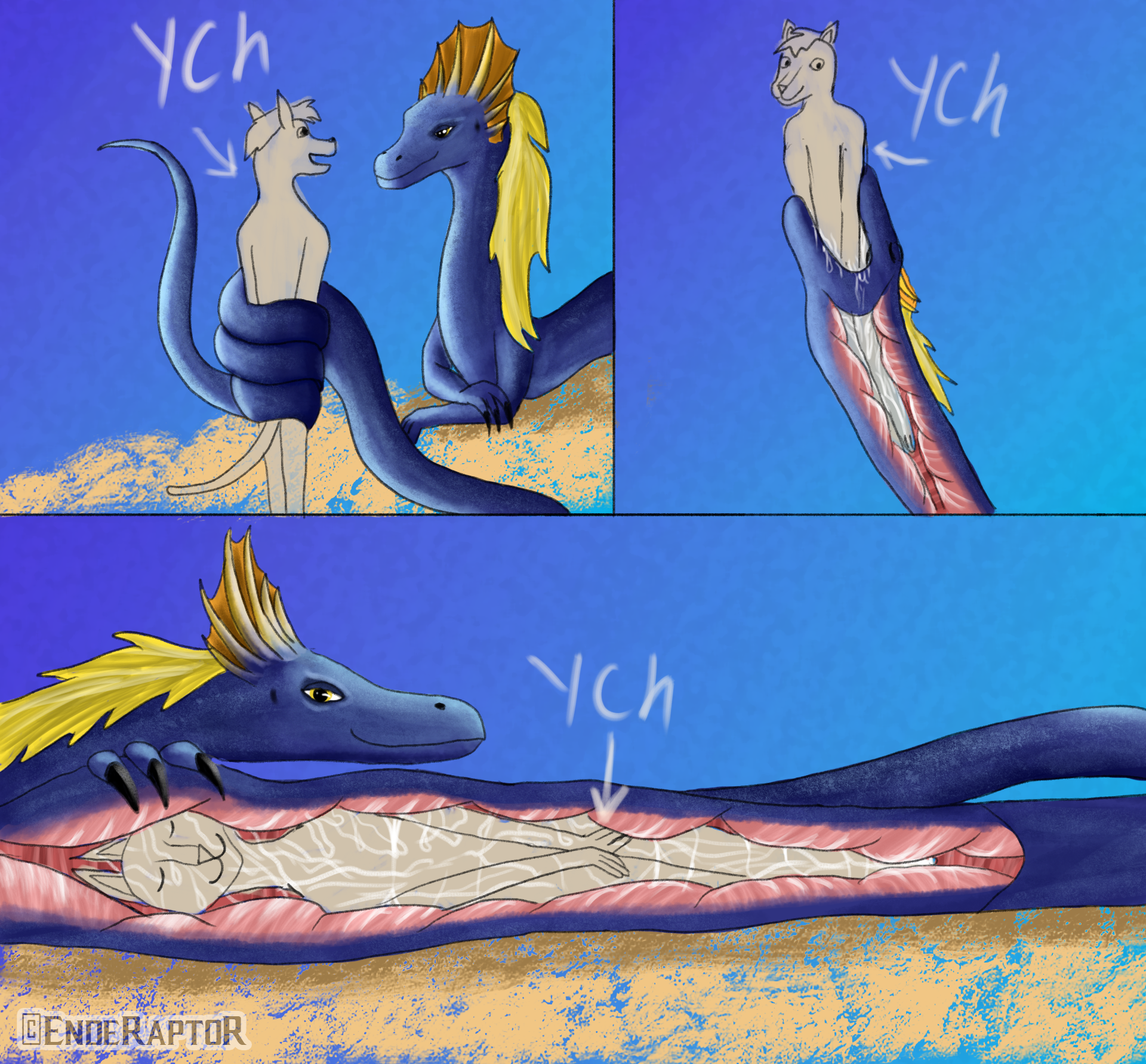 [YCH] Friendly vore