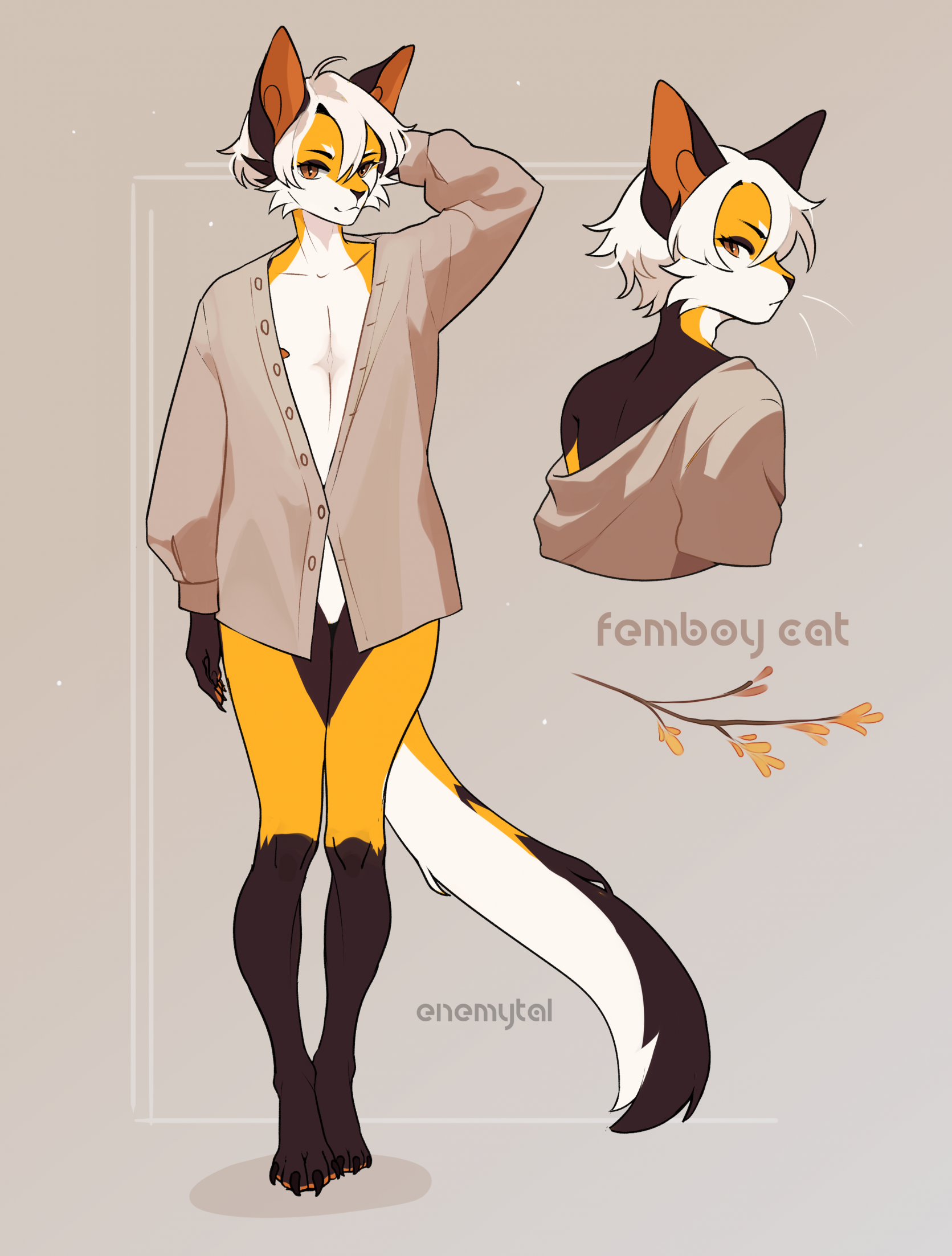 [CLOSED] Femboy Cat Adopt Auction