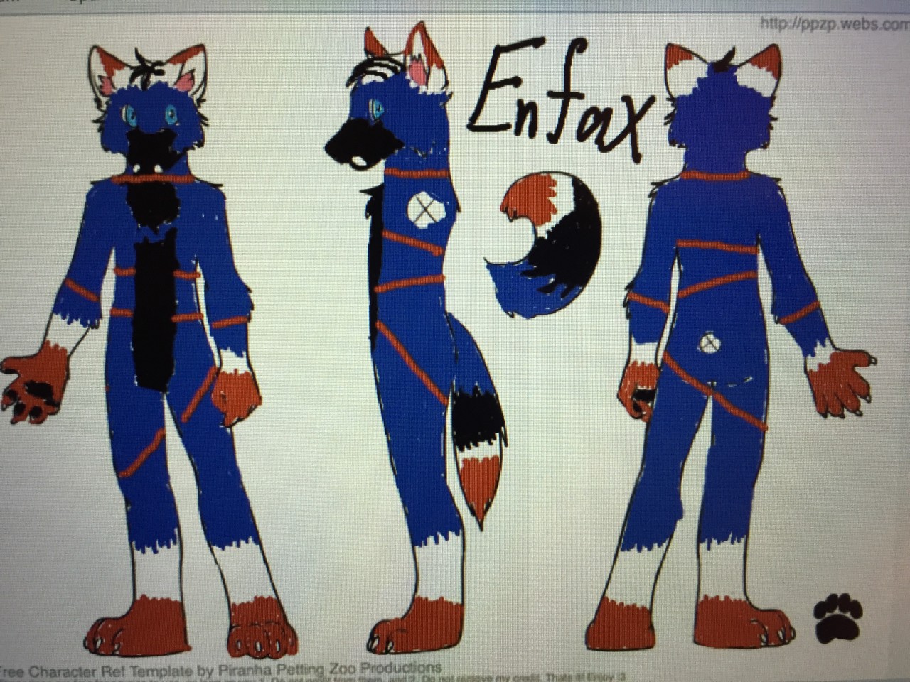 Click to change the View Enfax The Hellhound Self Reference Sheet