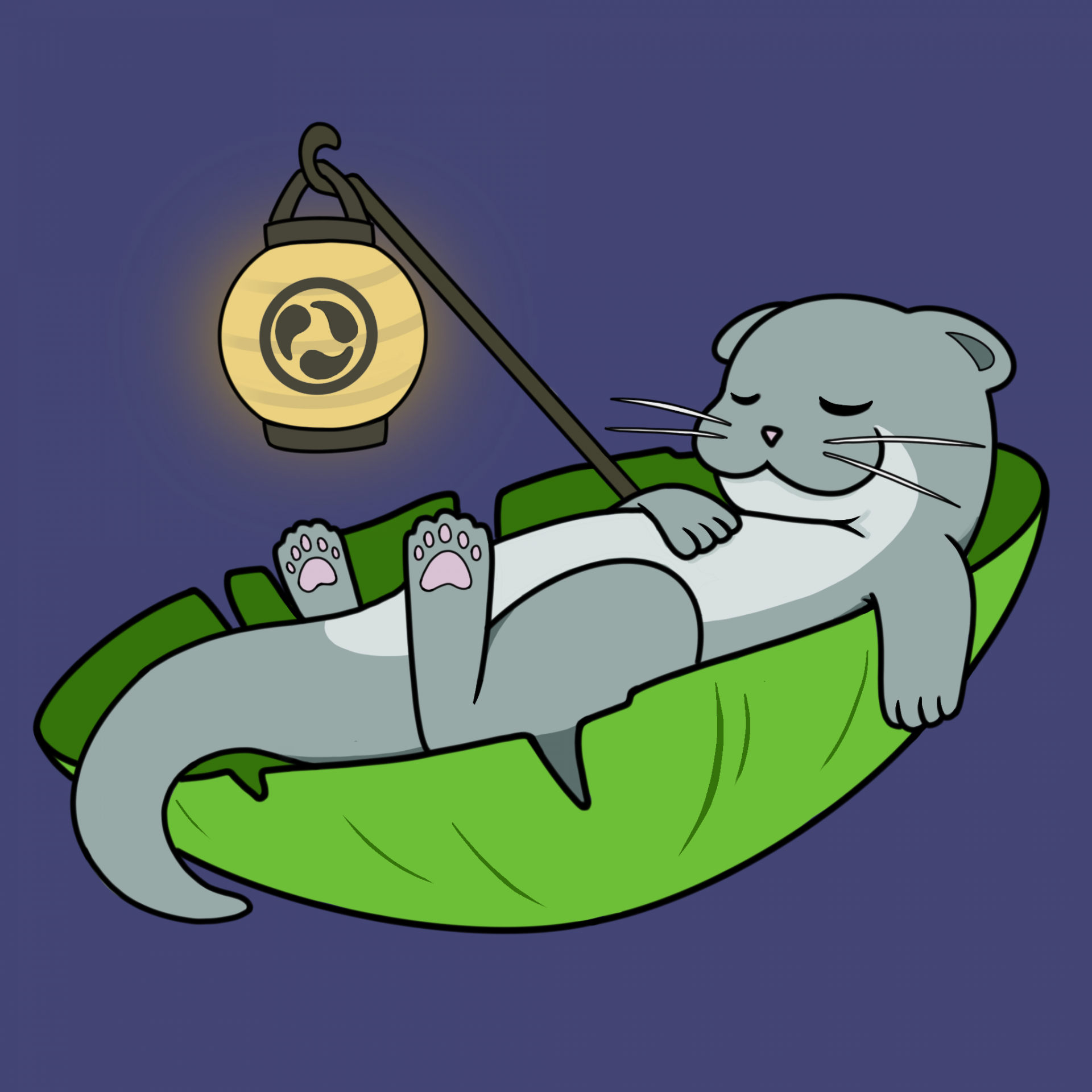 Sleepy Odder Otter