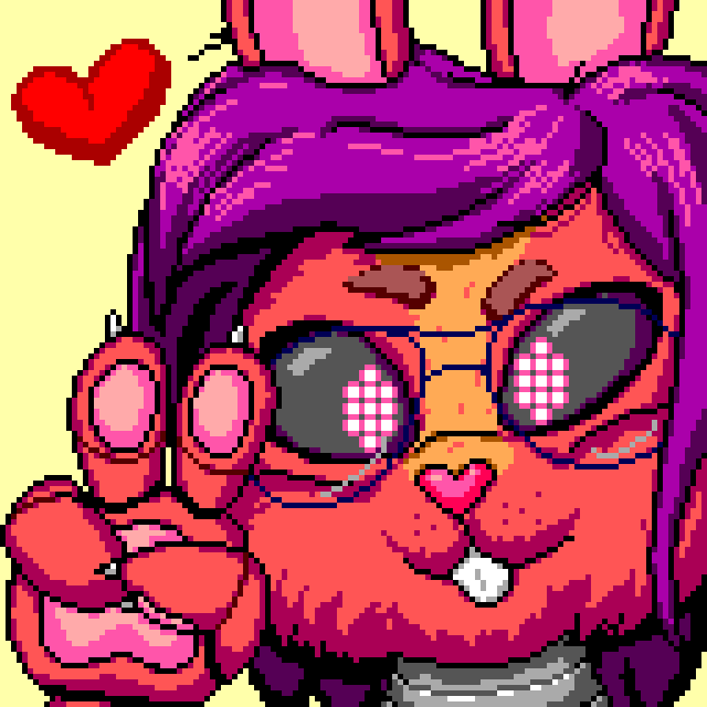 maple pixel portrait