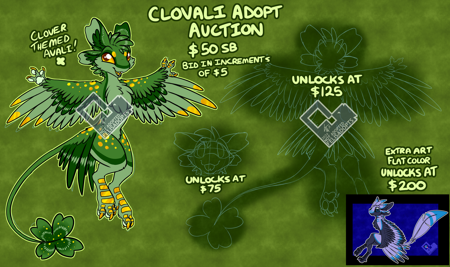 [CLOSED] Clover Avali Adopt Auction!