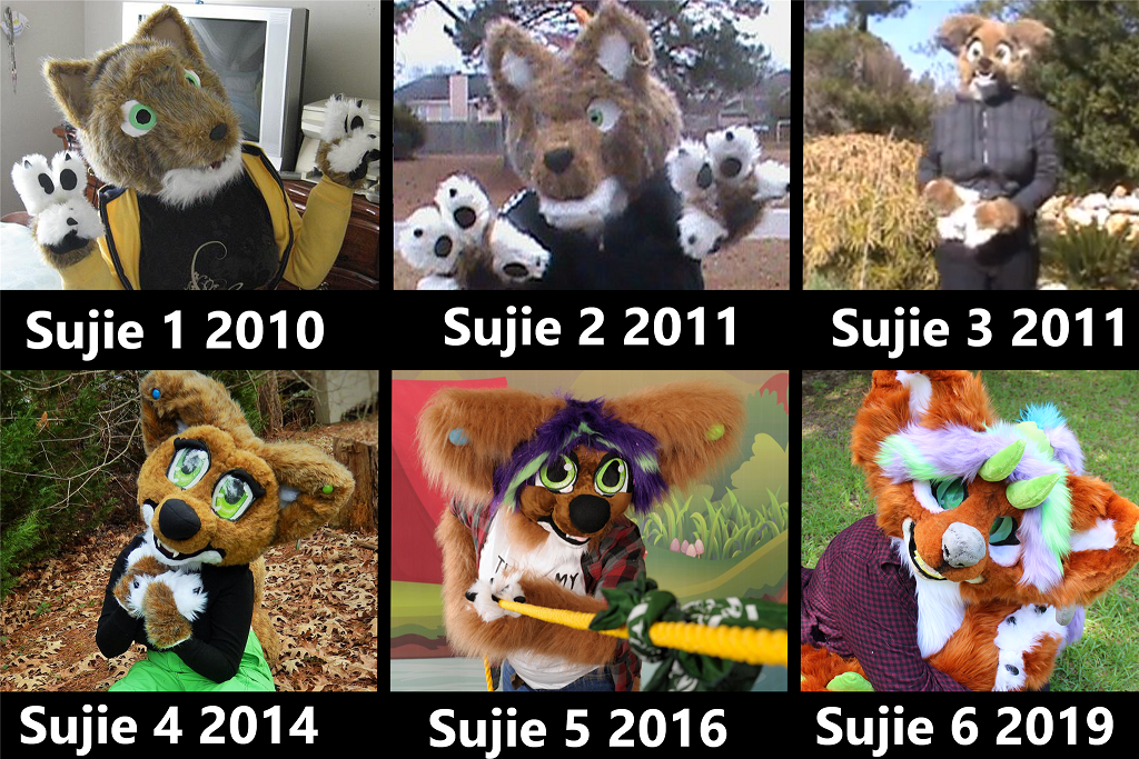 FennéCrafts - Sujie Fursuit Timeline