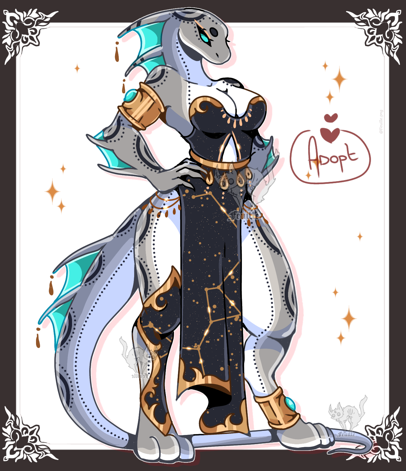 Click to change the View Closed Adopt Elonea the grey aquatic snake